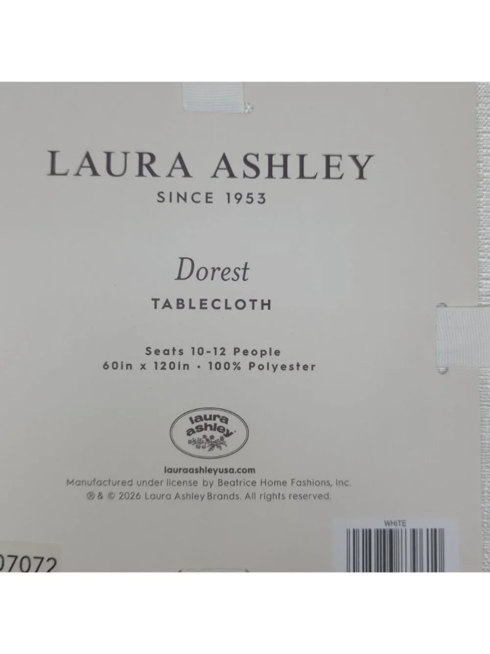 Laura Ashley Dorset Tablecloth 60